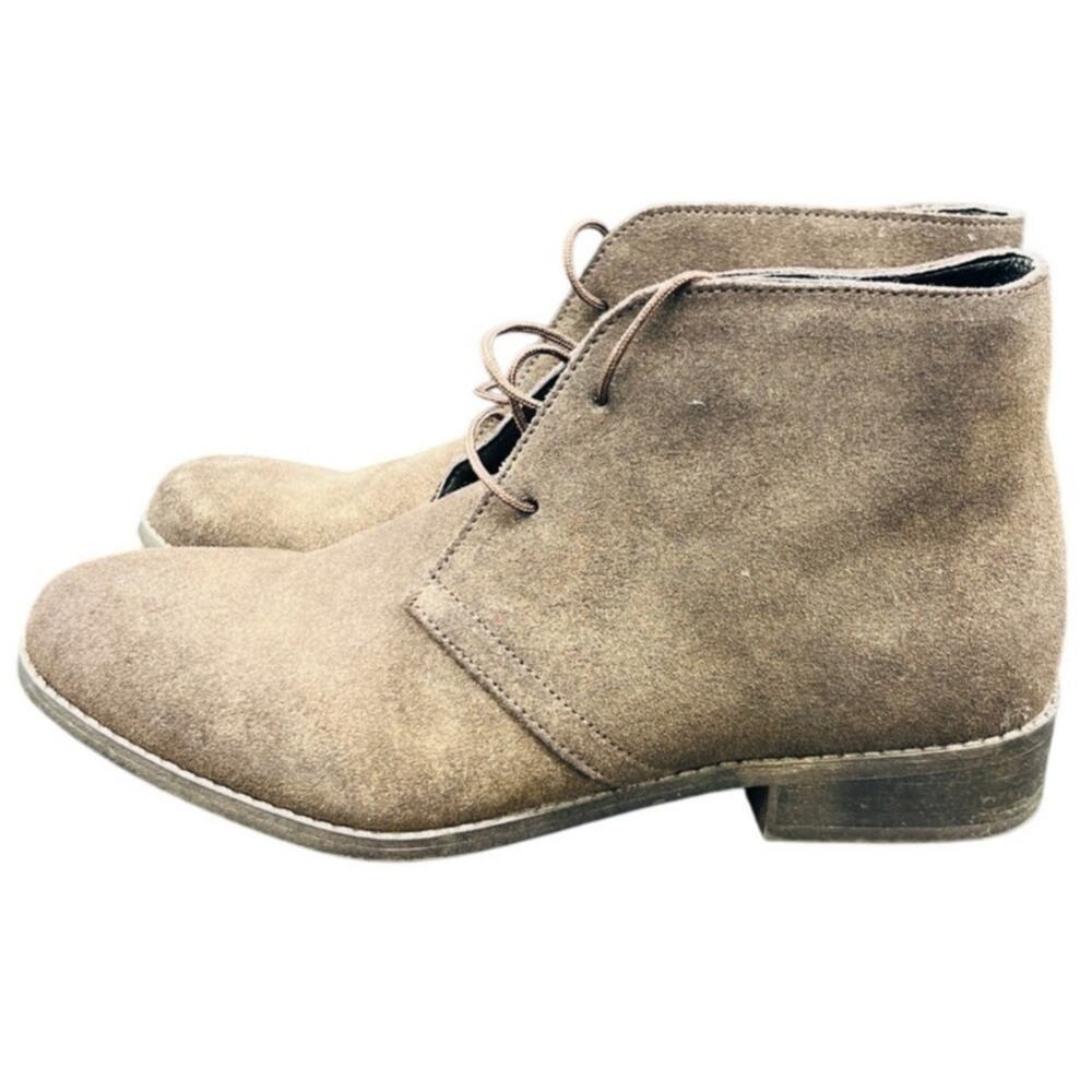 🤎 Dolce Vita Brown Suede Boots W8.5 – Chic Vintage Western Ankle Booties - Picture 4 of 7